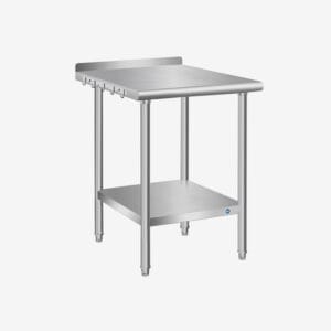 Meja Kerja Stainless Steel Berlapis Ganda