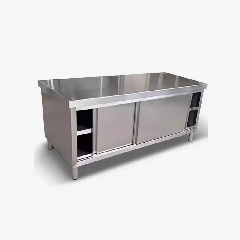 Stainless Steel Work Table with Storage