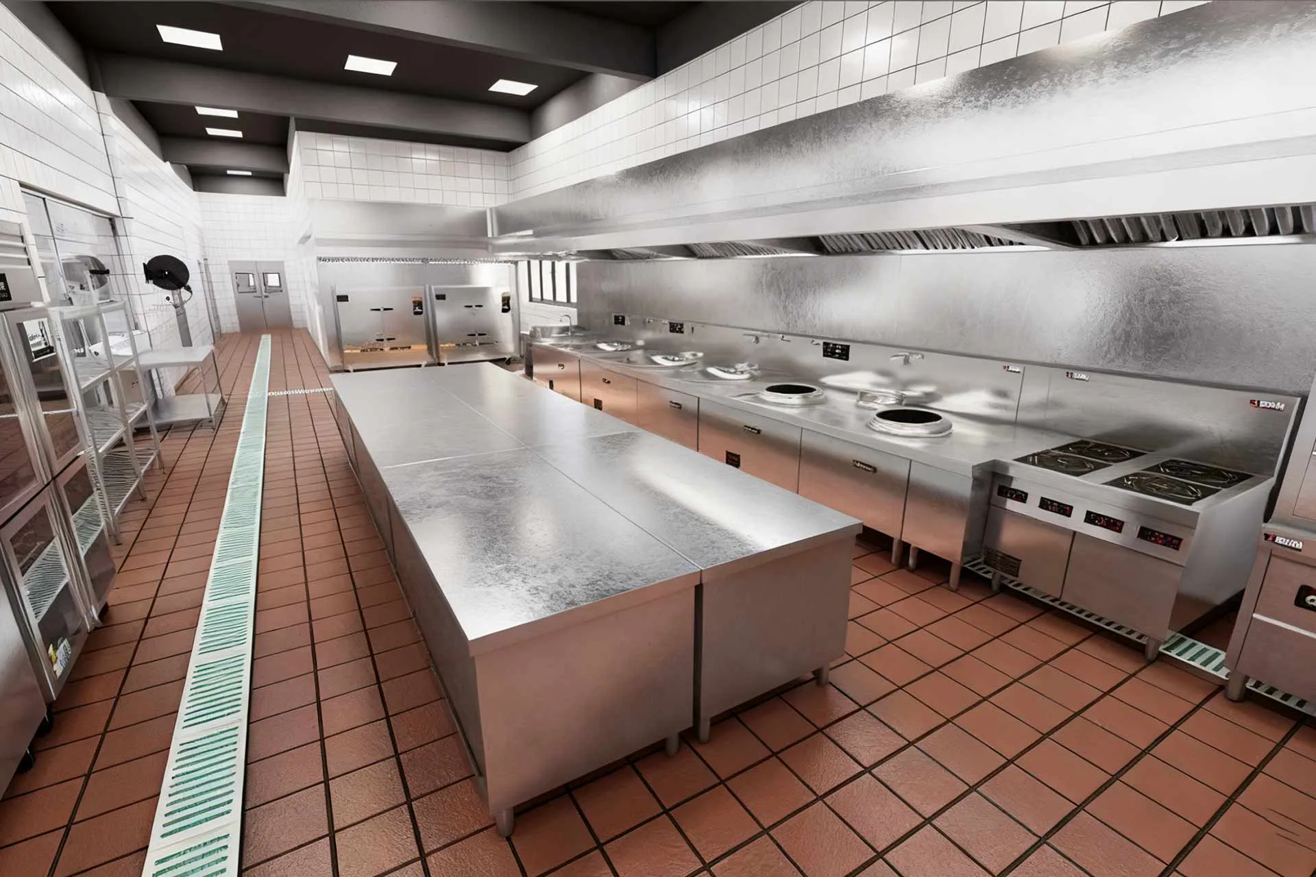Stainless Steel Prep Tables