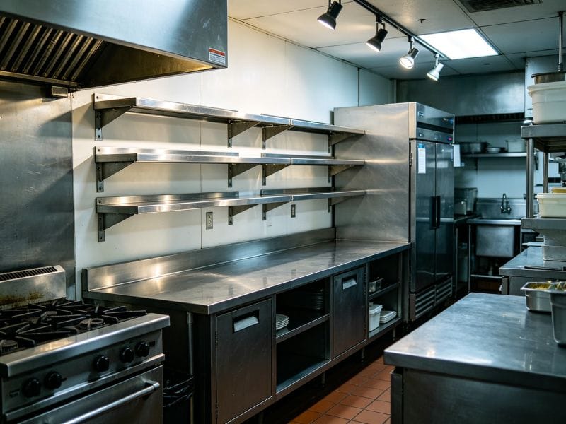 Types of Wall Mounted Stainless Steel Shelves