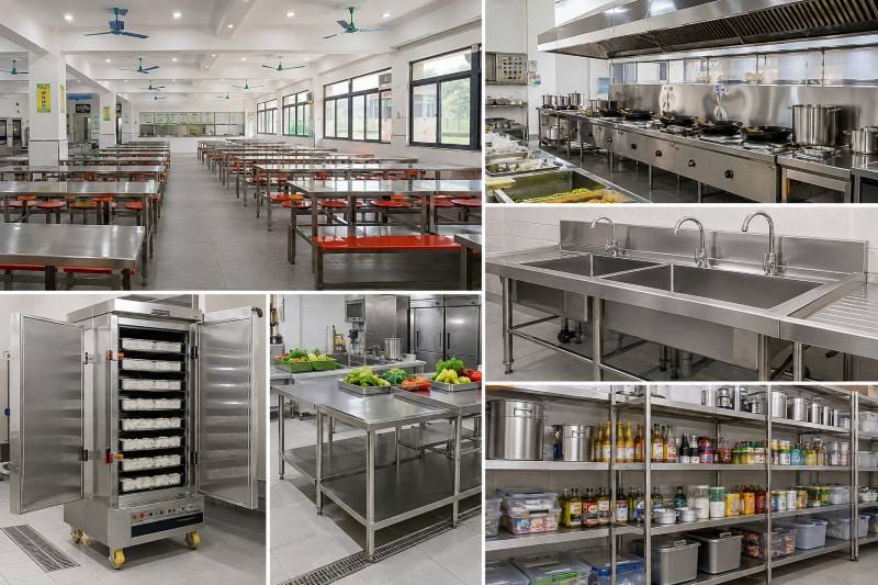 School Canteen Kitchen Equipment in Indonesia